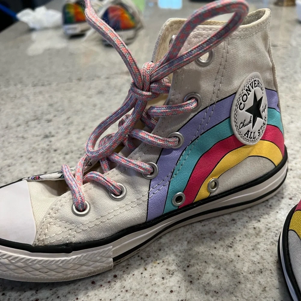 Unicorn Rainbow Converse Size 13
